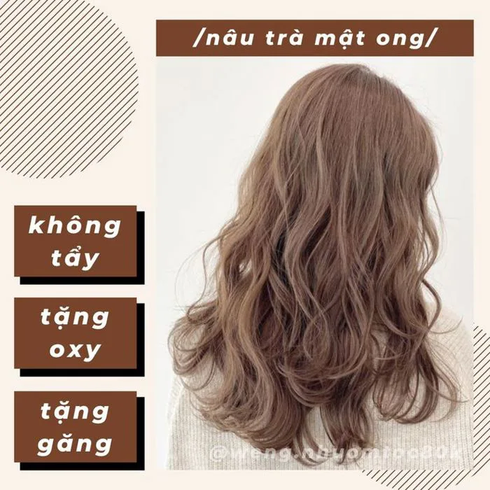 Nâu trà mật ong