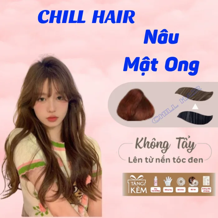 Thuốc Nhuộm Tóc Màu Nâu Mật Ong, Màu Nhuộm Tại Nhà | Chillhair, Chillhairs