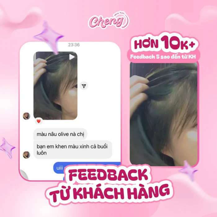 Thuốc Nhuộm Tóc Màu NÂU OLIU - NÂU OLIVE Không Tẩy | Chenglovehair,  Chenglovehairs