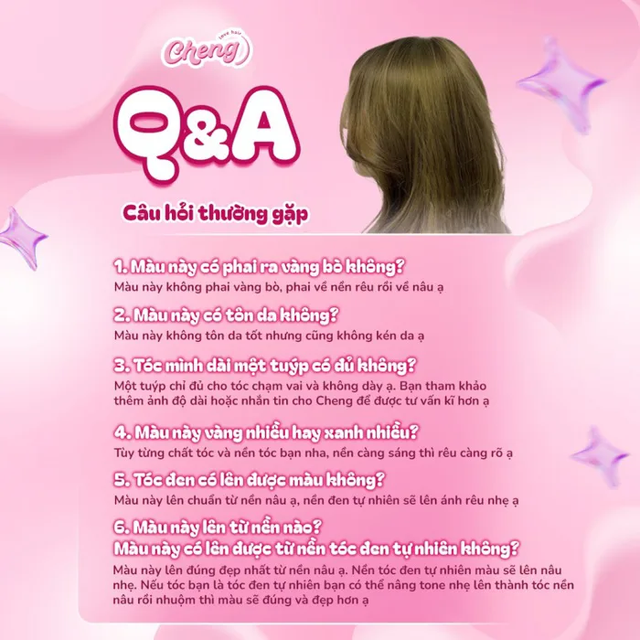 Thuốc Nhuộm Tóc Màu NÂU OLIU - NÂU OLIVE Không Tẩy | Chenglovehair,  Chenglovehairs