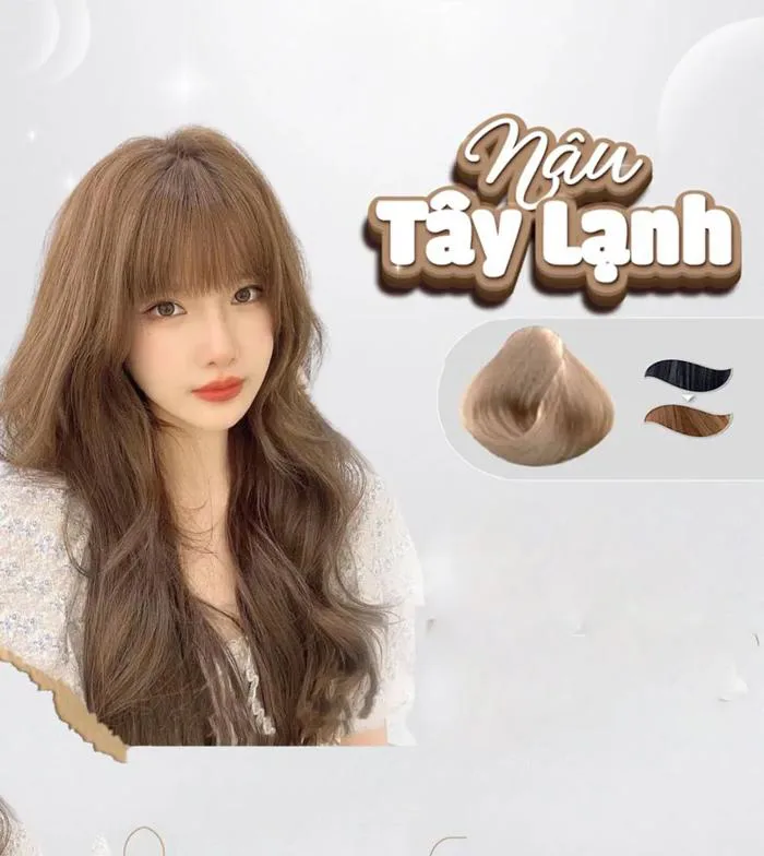 12 kiểu tóc nâu tây lạnh vừa đẹp vừa tôn da xu hướng siêu mới