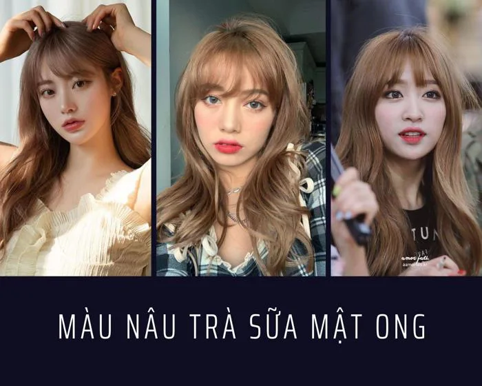 Tóc màu nâu trà sữa: Top 20 màu đẹp trẻ trung thời thượng và tôn da Tóc màu nâu trà sữa: Top 20 màu đẹp trẻ trung thời thượng và tôn da