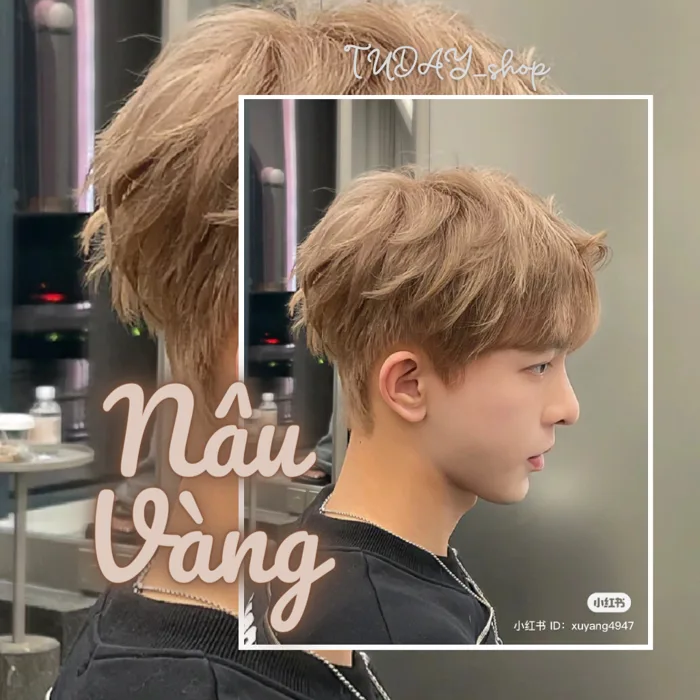 Thuốc Nhuộm Tóc Màu NÂU VÀNG Không Tẩy | Tudayhair, Tudayhairs