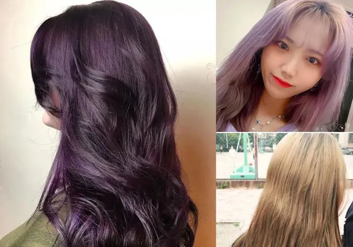 Tóc tím đen phai ra màu gì? Top 7 kiểu tóc màu tím đen đẹp, rất được yêu  thích