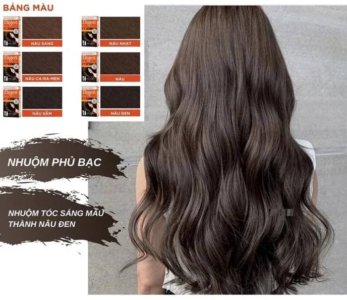 NHUỘM TÓC PHỦ BẠC CHO NAM NỮ HOYU BIGEN DẠNG SỮA ĐỦ MÀU Hộ kinh doanh Shop  Nhật Hạ Long Osaka