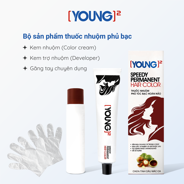 Thuốc nhuộm phủ bạc YOUNG 200 màu TRỢ SÁNG – DPTCOSMETIC
