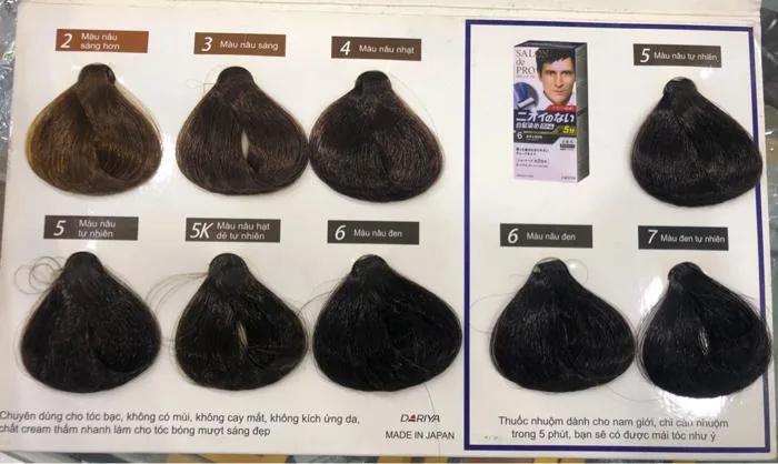 Nhuộm tóc phủ bạc Salon de Pro | Thuốc nhuộm tóc tại nhà | Mỹ Phẩm Cẩm Tú™  | MỸ PHẨM CẨM TÚ
