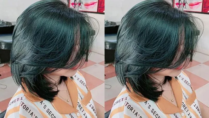 Top 15 mẫu tóc màu xanh rêu khói nữ đẹp, không thể bỏ qua