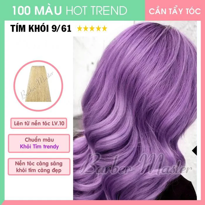 Nhà phân phối thuốc nhuộm tóc màu Tím Khói lớn nhất miền nam |  Thankinhtoc.vn