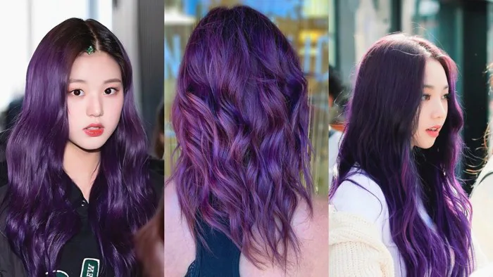 Top 7+ kiểu tóc màu tím đen nổi bật, tôn da dễ chăm sóc
