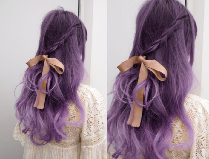 Bật mí mẫu tóc tím thời thượng nhất năm 2022 | IVY moda