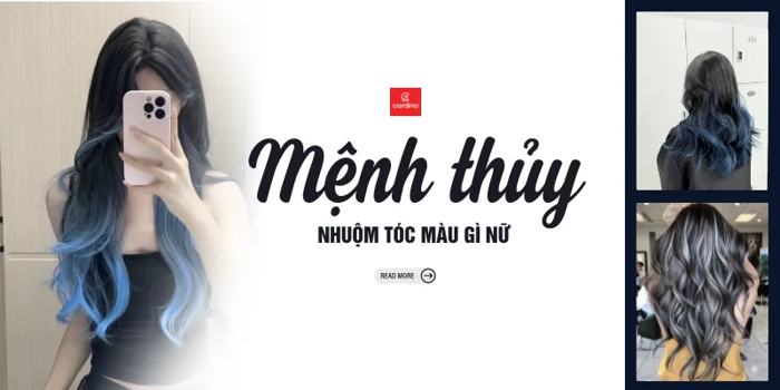 Mệnh Thủy nhuộm tóc màu gì nữ? 10 tone màu giúp nàng thêm may mắn