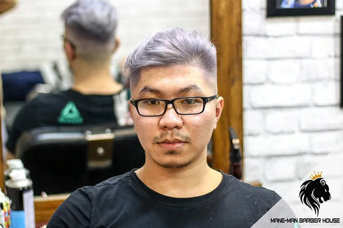 Nhuộm tóc nam màu khói theo phong cách Hàn Quốc