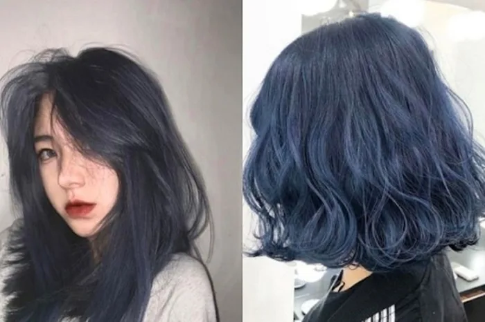 Nổi bật với 10 kiểu tóc nhuộm xanh xám khói đẹp và ấn tượng