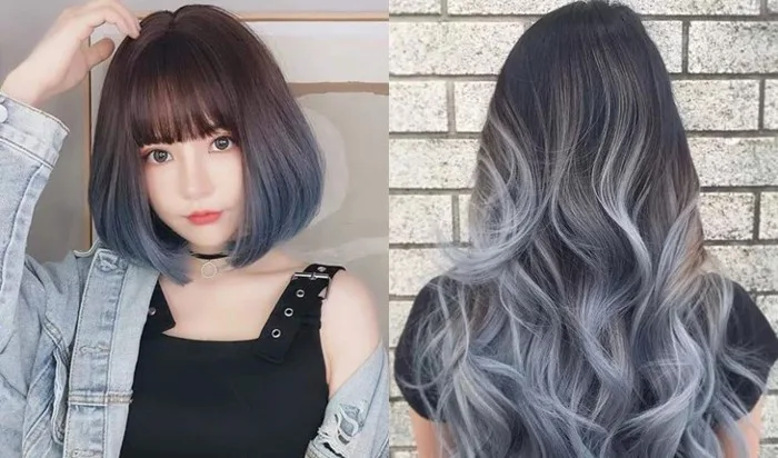 9 Kiểu Nhuộm Đuôi Tóc Màu Xanh Dương Đẹp Như Nữ Thần 2026