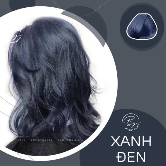 Thuốc Nhuộm Tóc Xanh Đen, Xanh Dương Xanh Đen Dương Khói Tặng Oxy Trợ Nhuộm  ( Màu đi học ) | Shopee Việt Nam