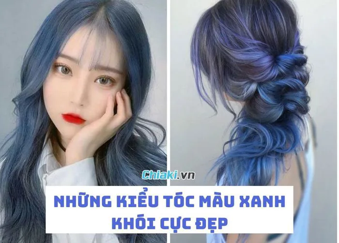 Top 10 kiểu tóc màu xanh khói cực đẹp sành điệu nhất 2026