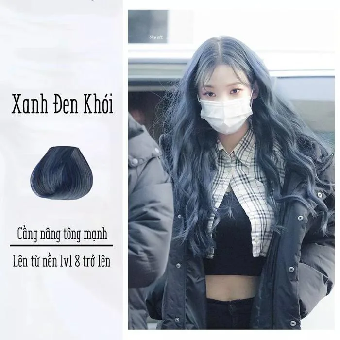 Thuốc Nhuộm Tóc Dạng Tuýp Màu Xanh Đen Khói (Không Cần Tẩy) Damask - Mỹ  Phẩm Chính Hãng
