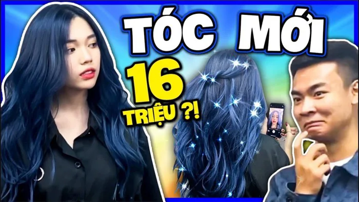 LINH NGỌC ĐÀM NHUỘM TÓC MÀU XANH TRENDY NĂM NAY | SỰ THAY ĐỔI CUỐI CÙNG CỦA  NĂM