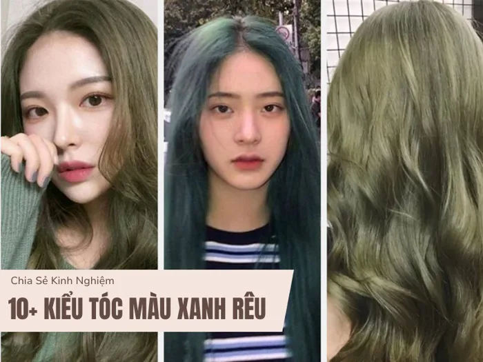 10+ Kiểu Tóc Màu Xanh Rêu Đẹp Và Cá Tính 2024