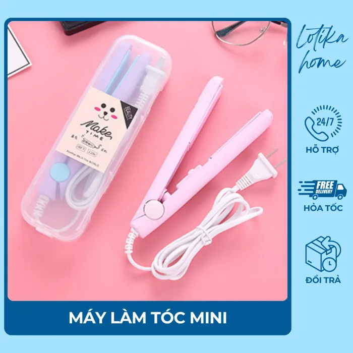 Máy Uốn Duỗi Tóc Mini LOTIKA – Máy Ép Tóc Cầm Tay Đa Năng Nhỏ Gọn Cho Du  Lịch | Shopee Việt Nam