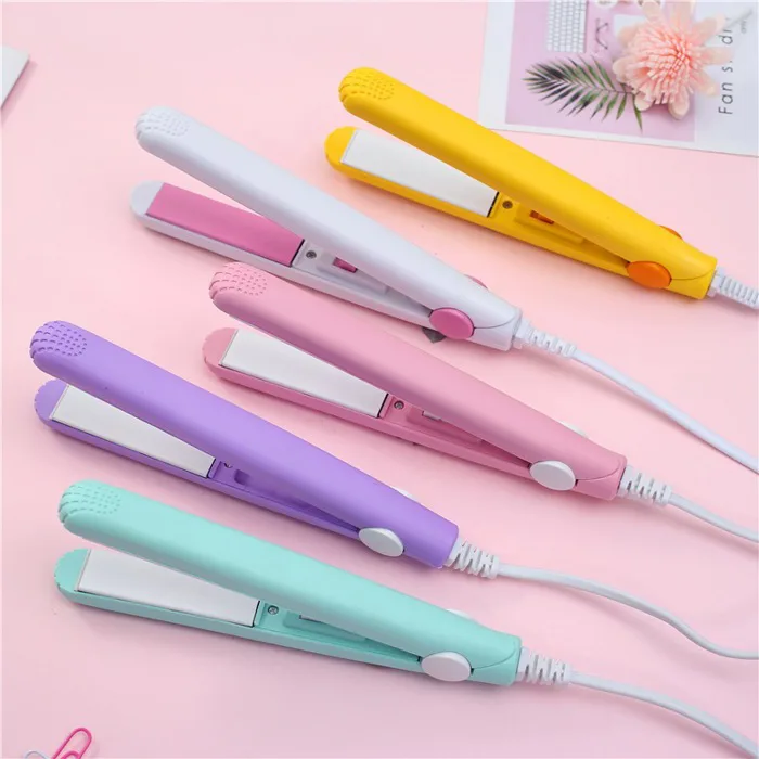 Máy uốn duỗi tóc mini nhỏ gọn cầm tay đa năng dành cho nữ ép tóc, làm xoăn  tiện lợi PUKIXI