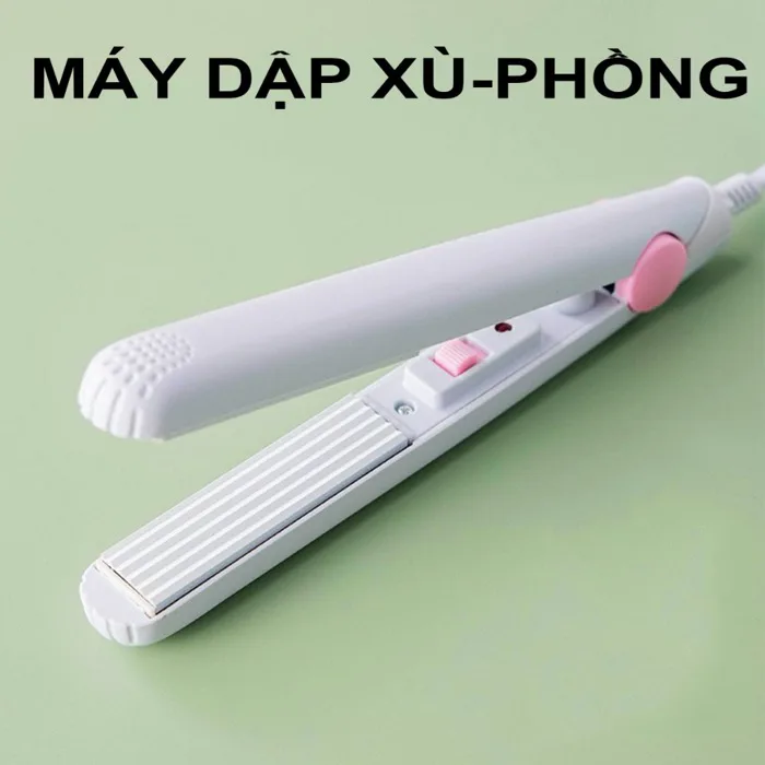 Máy Ép Tóc Mini Cầm Tay Nhỏ Gọn Tiện Lợi, Máy kẹp duỗi tóc mini hình thú có  hộp nhựa đựng, Máy là mái bay mái pháp