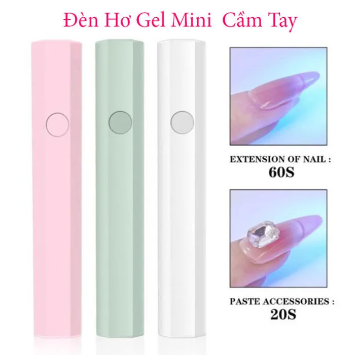 SALE 50%] Hơ Móng Tay Mini Giá Tốt , Máy hơ gel mini - Đèn hơ móng