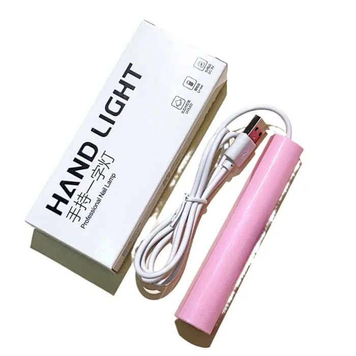 Máy hơ nail móng tay giả cầm tay mini, máy hơ gel móng nailbox, đèn hơ keo  dán móng tay, máy gắn nail tết tại nhà
