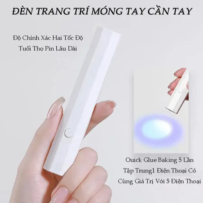 Máy Hơ Gel 1 ngón Cầm Tay, Đèn Hơ Mini Tích Điện Móng Máy Hơ Gel MINi Đèn Hơ  Gel Sạc Làm Khô Nhanh - TikTok Shop Vietnam