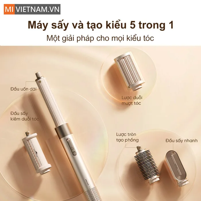 Máy sấy và tạo kiểu tóc Dreame AirStyle - Hàng Chính Hãng - Mi Việt Nam