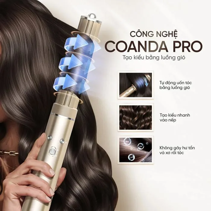 Premium Edition 2026] Máy Sấy Tóc Tạo Kiểu Masuto AirWand - MASUTO VIỆT NAM