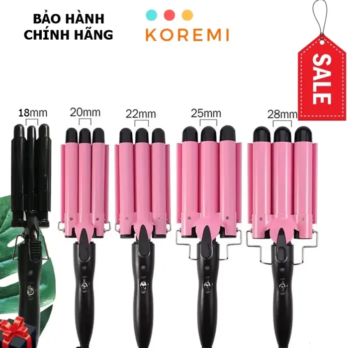 Máy bấm sóng 3 trục, máy uốn sóng nước Hàn Quốc chỉnh nhiệt cao cấp - Koremi Việt Nam