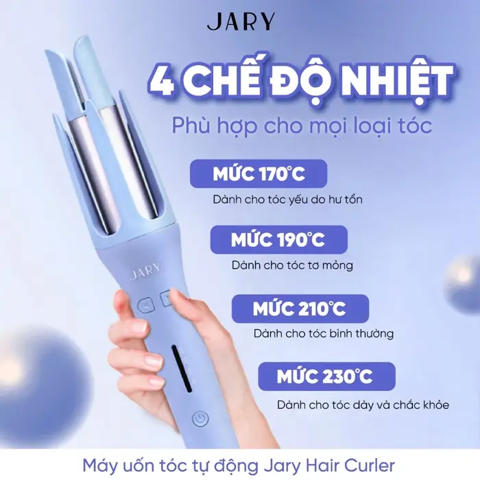 Máy Uốn Tóc Tự Động Jary Hair Curler - Mint Cosmetics - Save The Best For  You!