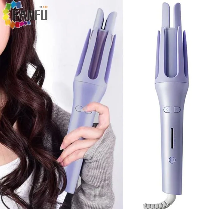 Máy uốn tóc tự động FANFUZOUZU, Máy uốn tóc 32MM chống bỏng, Dụng cụ làm tóc  Xoay bánh răng có thể điều chỉnh Máy uốn tóc không làm hỏng Phụ nữ |