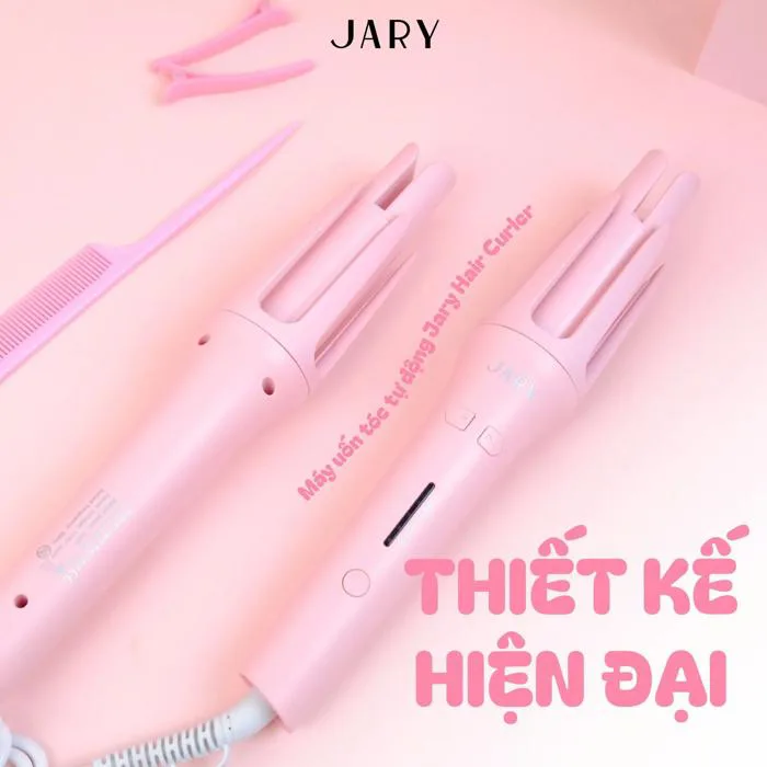 MÁY UỐN TÓC TỰ ĐỘNG JARY HAIR CURLER - TONE HỒNG – Jary Việt Nam