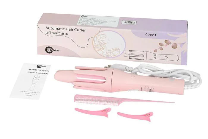 Máy uốn tóc tự động COCLEAR CJ6511 phủ gốm bảo vệ tóc