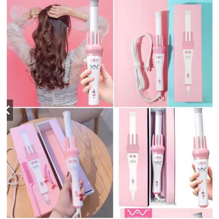 Máy uốn tóc tự động xoay 360 độ , máy làm xoăn Máy uốn tóc tự động xoay 360 độ , máy làm xoăn