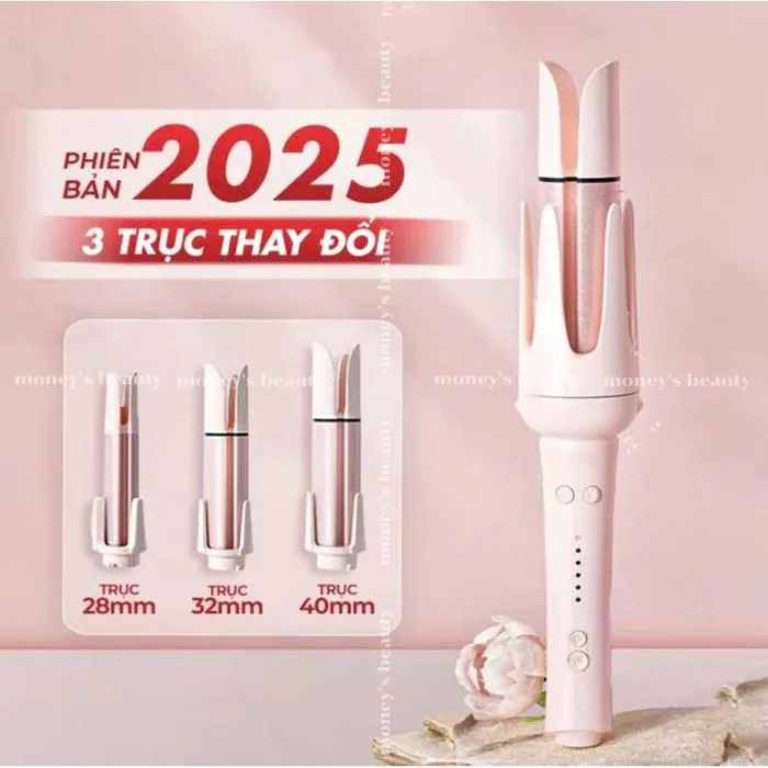 Máy Uốn Tóc Tự Xoay 360 độ XN-399 MinhHuang (3 Trục Thay Đổi) Máy Uốn Tóc Tự Xoay 360 độ XN-399 MinhHuang (3 Trục Thay Đổi)