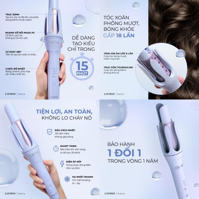 Top 5 Máy Uốn Tóc Tự Xoay Được Yêu Thích Nhất Hiện Nay Top 5 Máy Uốn Tóc Tự Xoay Được Yêu Thích Nhất Hiện Nay