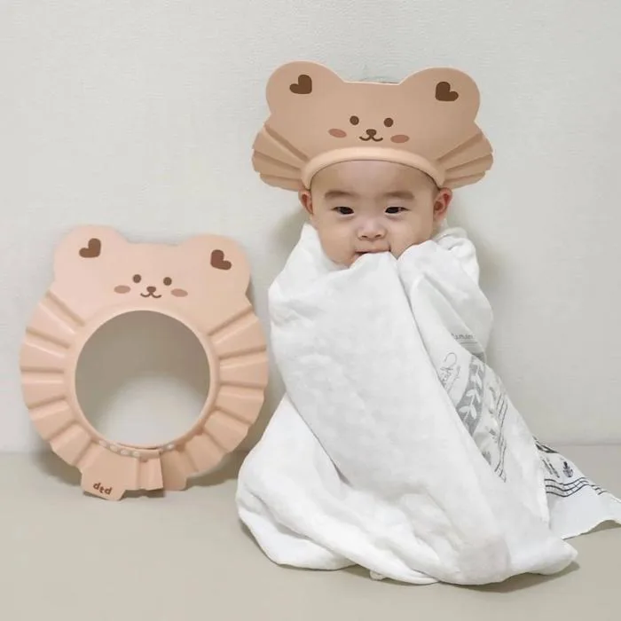 Mũ gội đầu hình Gấu xuất Hàn