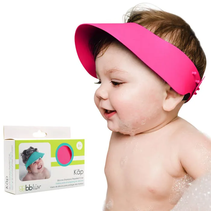 Mũ gội đầu chắn nước cho bé bbluv Kap (Pink) | Mũ Gội Đầu Chắn Nước Cho Bé  | moby.com.vn