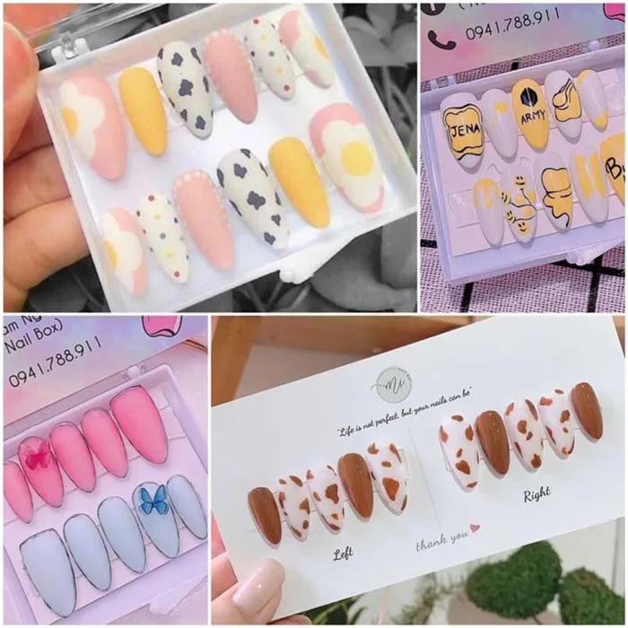 Nail box là gì? Top các mẫu nail box đẹp, rất dễ gắn
