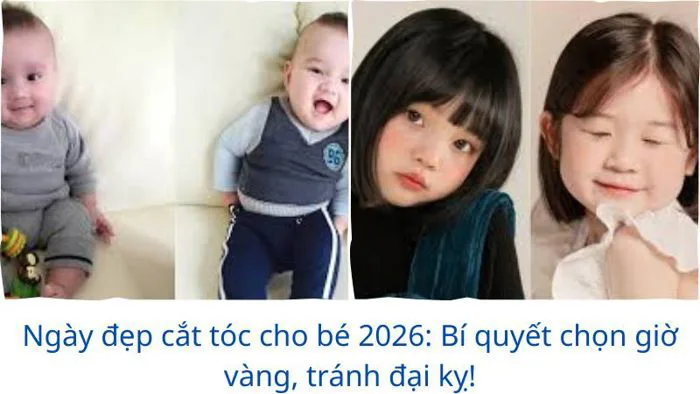 Ngày đẹp cắt tóc cho bé 2026: Bí quyết chọn giờ vàng, tránh đại kỵ! - Công  ty cổ phần công nghệ Mobifone toàn cầu