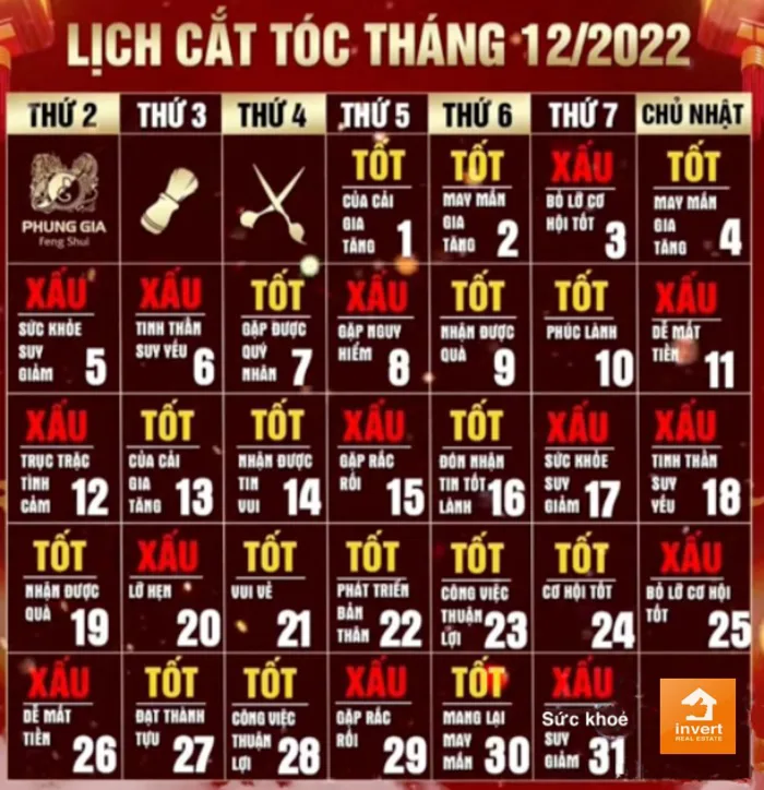Cắt tóc ngày nào tốt? Lịch cắt tóc năm 2022 dương lịch