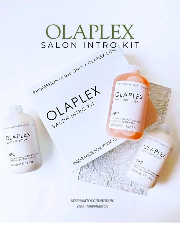 Bộ phục hồi tóc chuyên sâu Olaplex No.1 & No.2 dung tích 525ml SALON KIT
