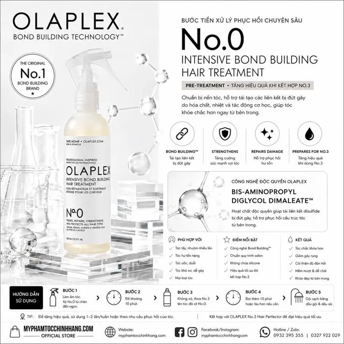 Kem ủ phục hồi tóc chuyên sâu Olaplex số 3 (Olaplex No.3 Hair Perfector)  20ml 100ml