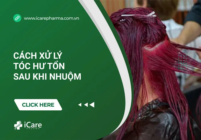 Cách Xử Lý Tóc Hư Tổn Sau Khi Nhuộm - iCare Pharma