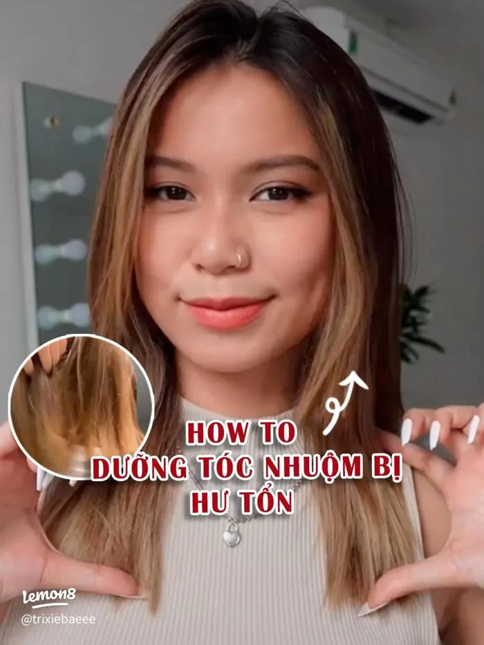 Cách phục hồi tóc hư tổn sau khi nhuộm tại nhà, tóc lai cũng áp dụng được