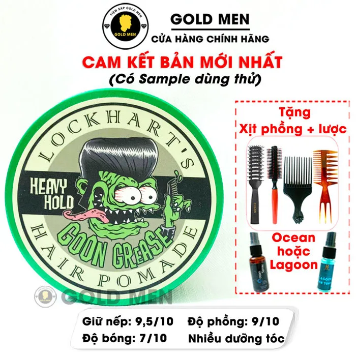 Sáp vuốt tóc Lockhart's Lemon Goon Grease Pomade